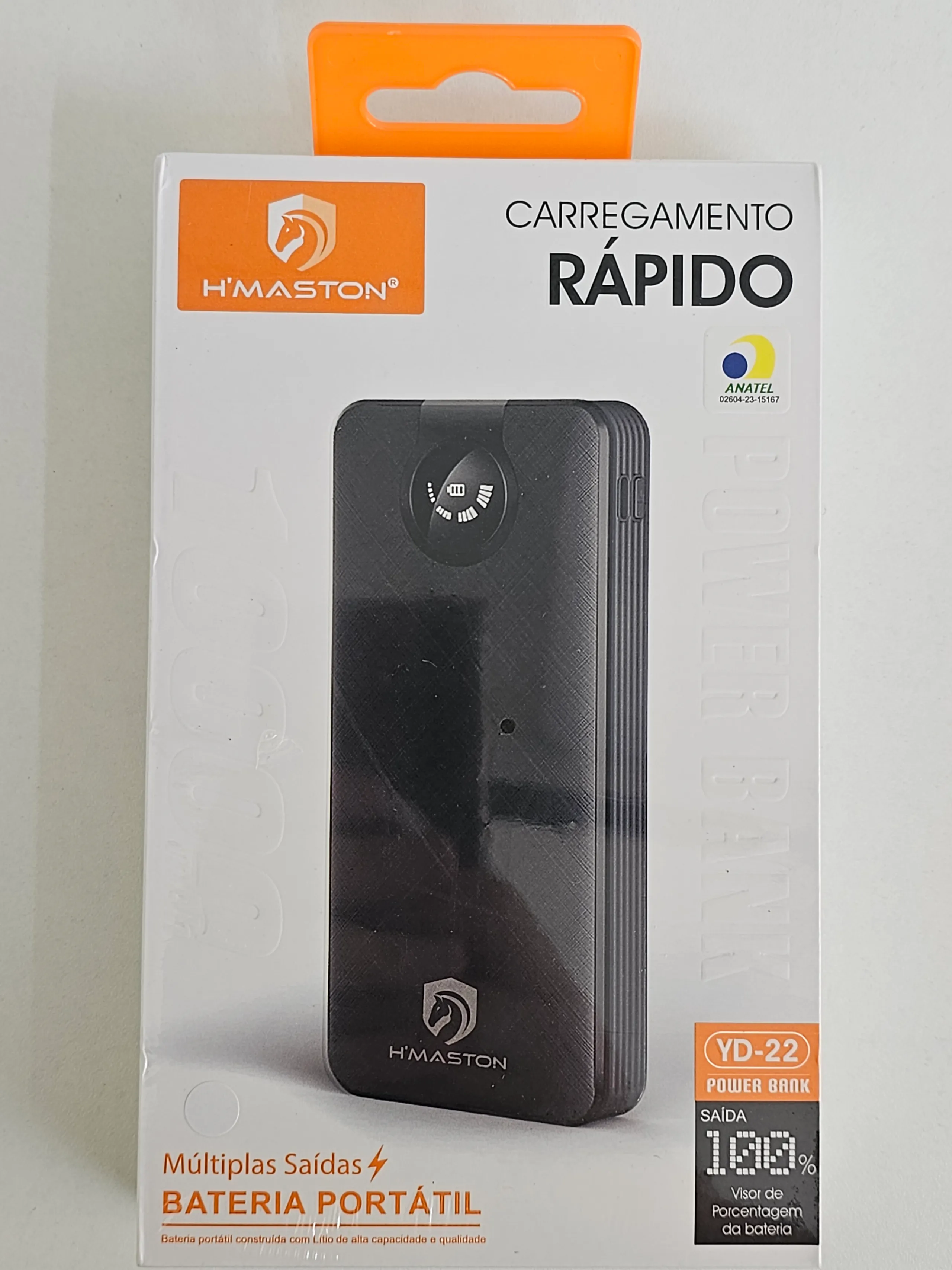 Bateria Portátil/Power Bank H'Maston 10000mAh YD-22