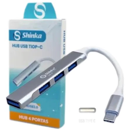 Hub USB TipoC Shinka AT-TPC-4USB3.0