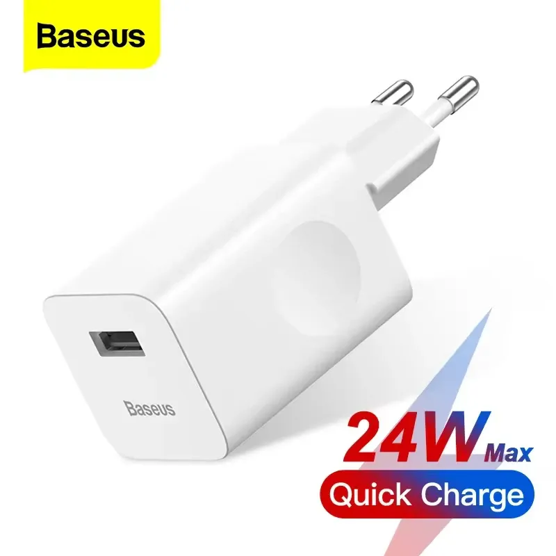 Carregador Baseus 24W USBA