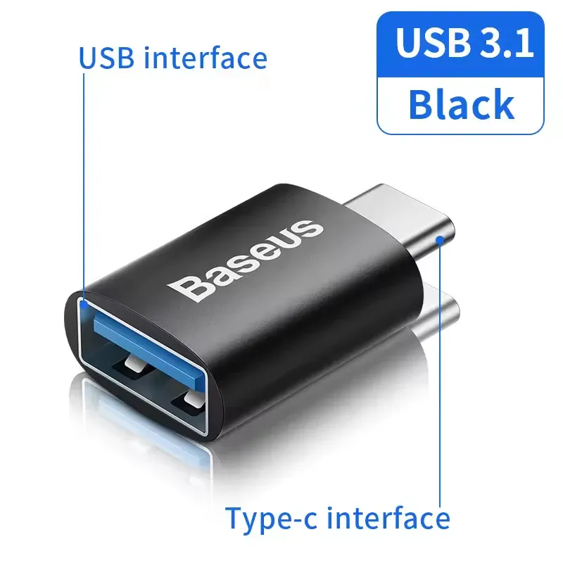 Adaptador Baseus OTG 3.1 USBC-USBA
