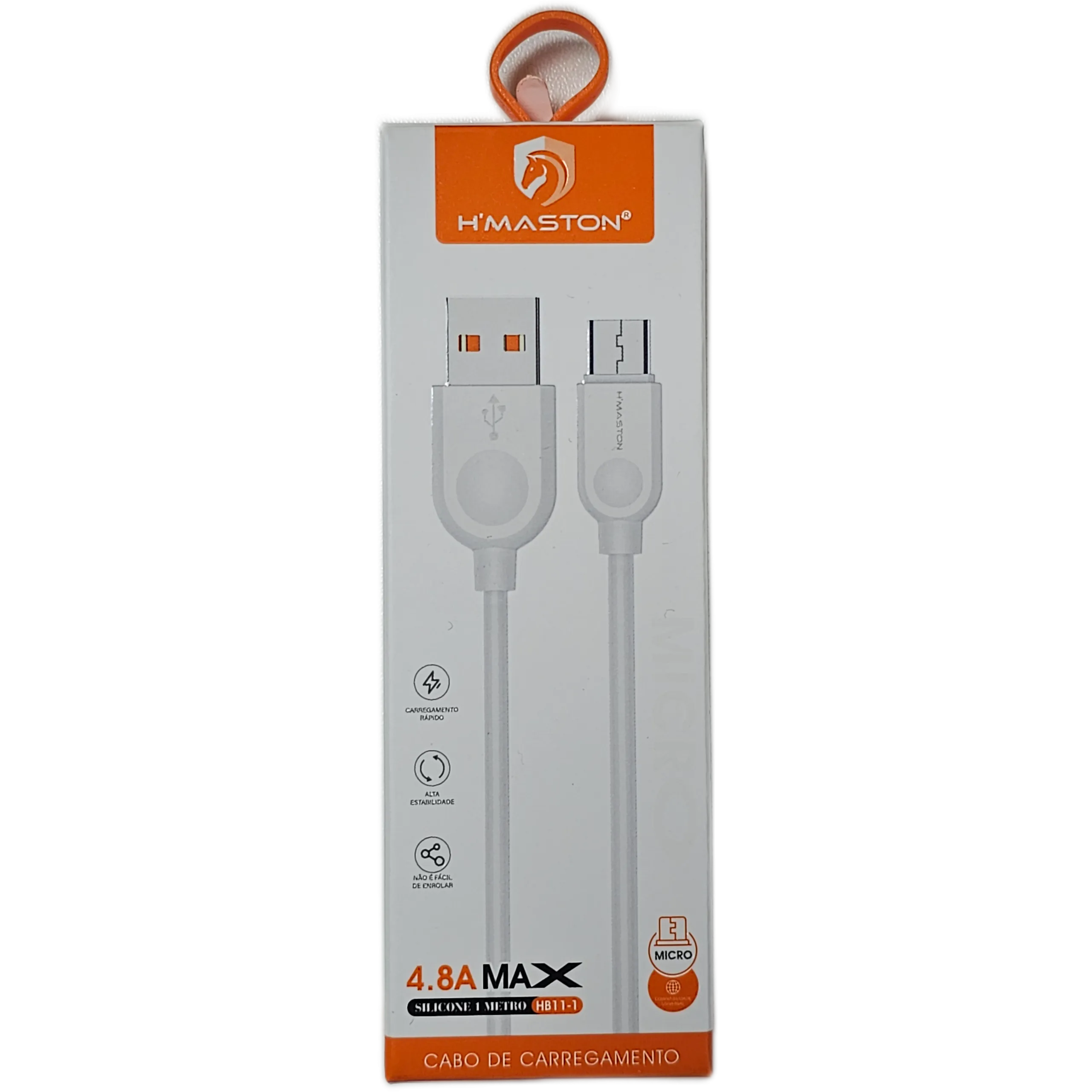 Cabo de Carga H'maston USBA-MicroUSB 1M