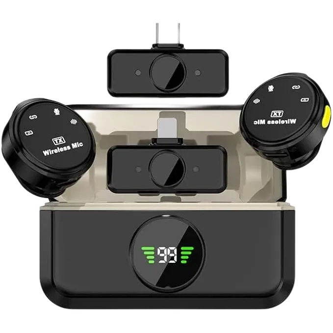 Microfone de Lapela Wireless Q8