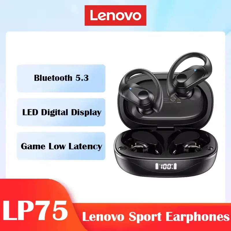 Fone de Ouvido Bluetooth Lenovo LP75