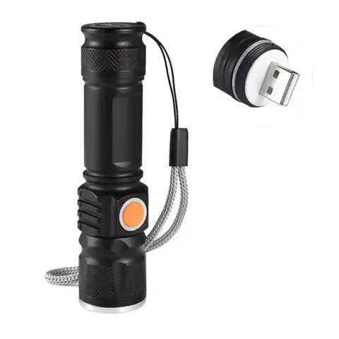 Lanterna HB-515 Recarregável USBA