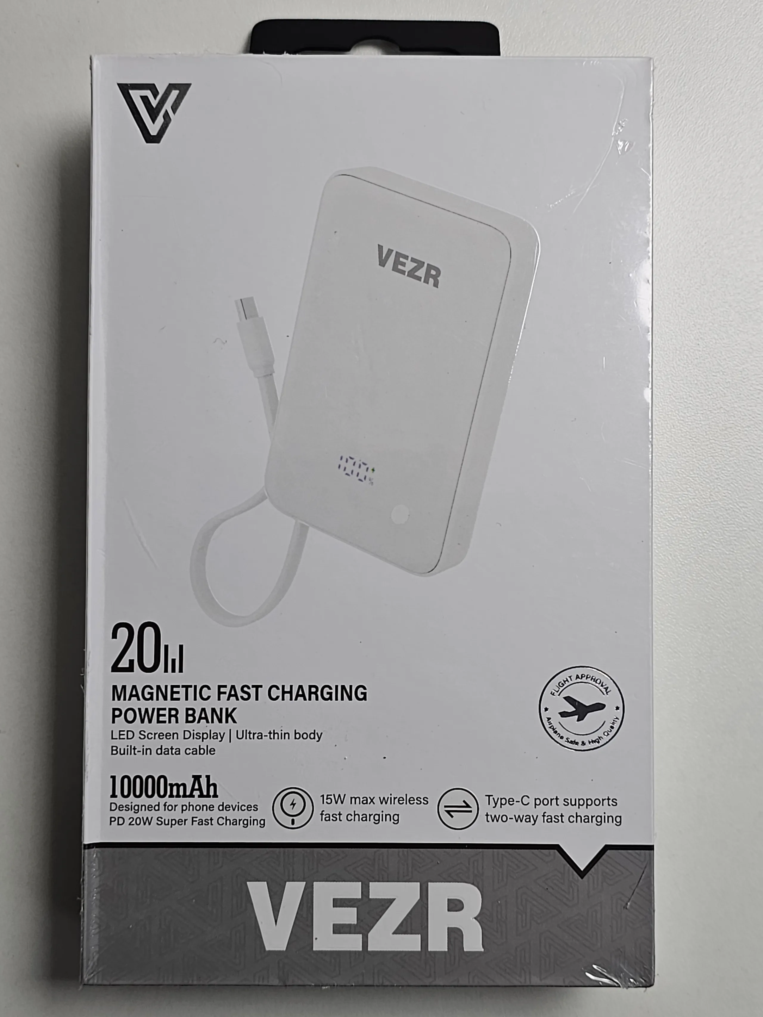 Bateria Portátil/Power Bank Verz VP04 10000mAh