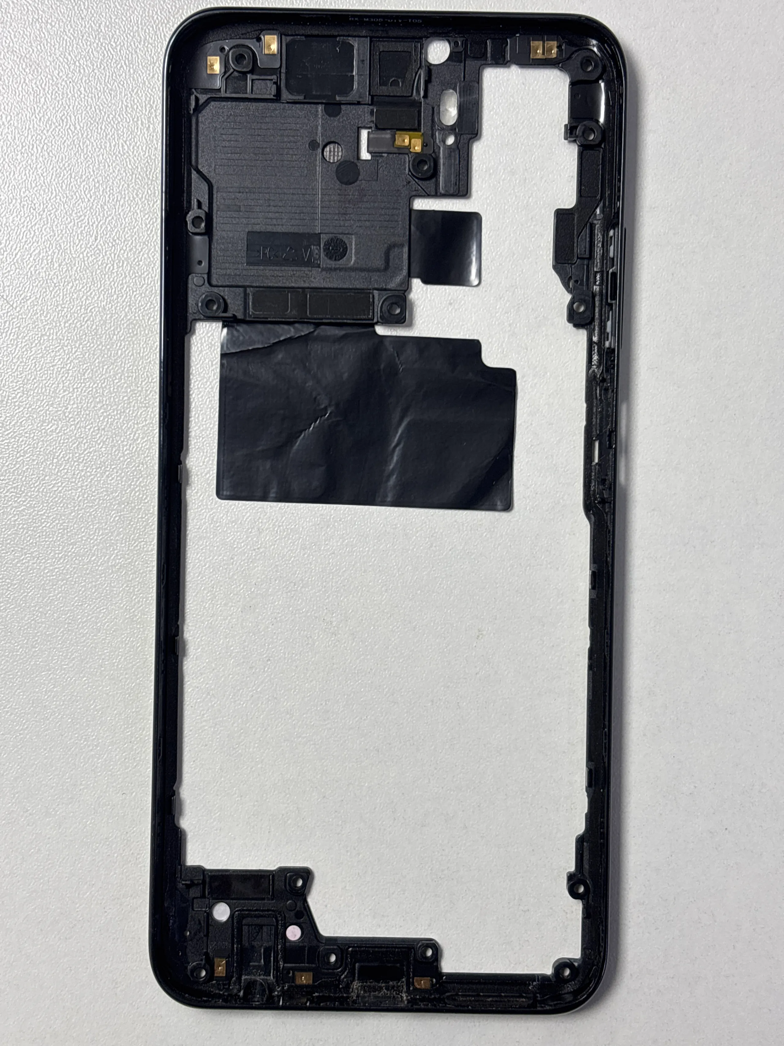 Carcaça Aro Lateral Preta Xiaomi Poco M5S Original Retirada - 2