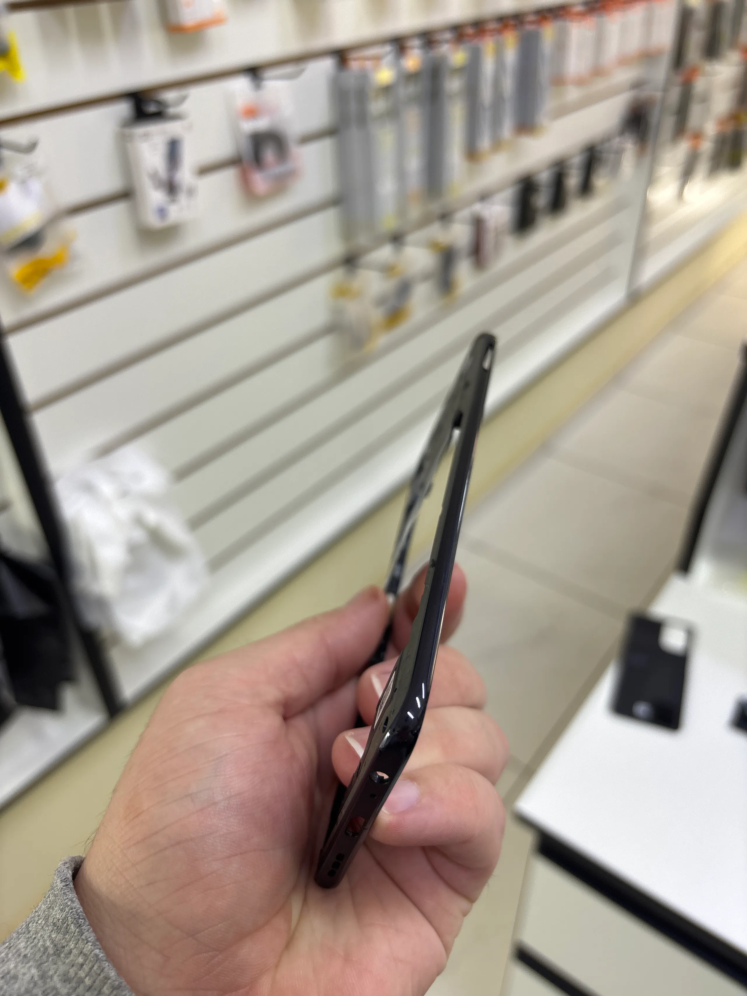 Carcaça Aro Lateral Preta Xiaomi Poco M5S Original Retirada - 3