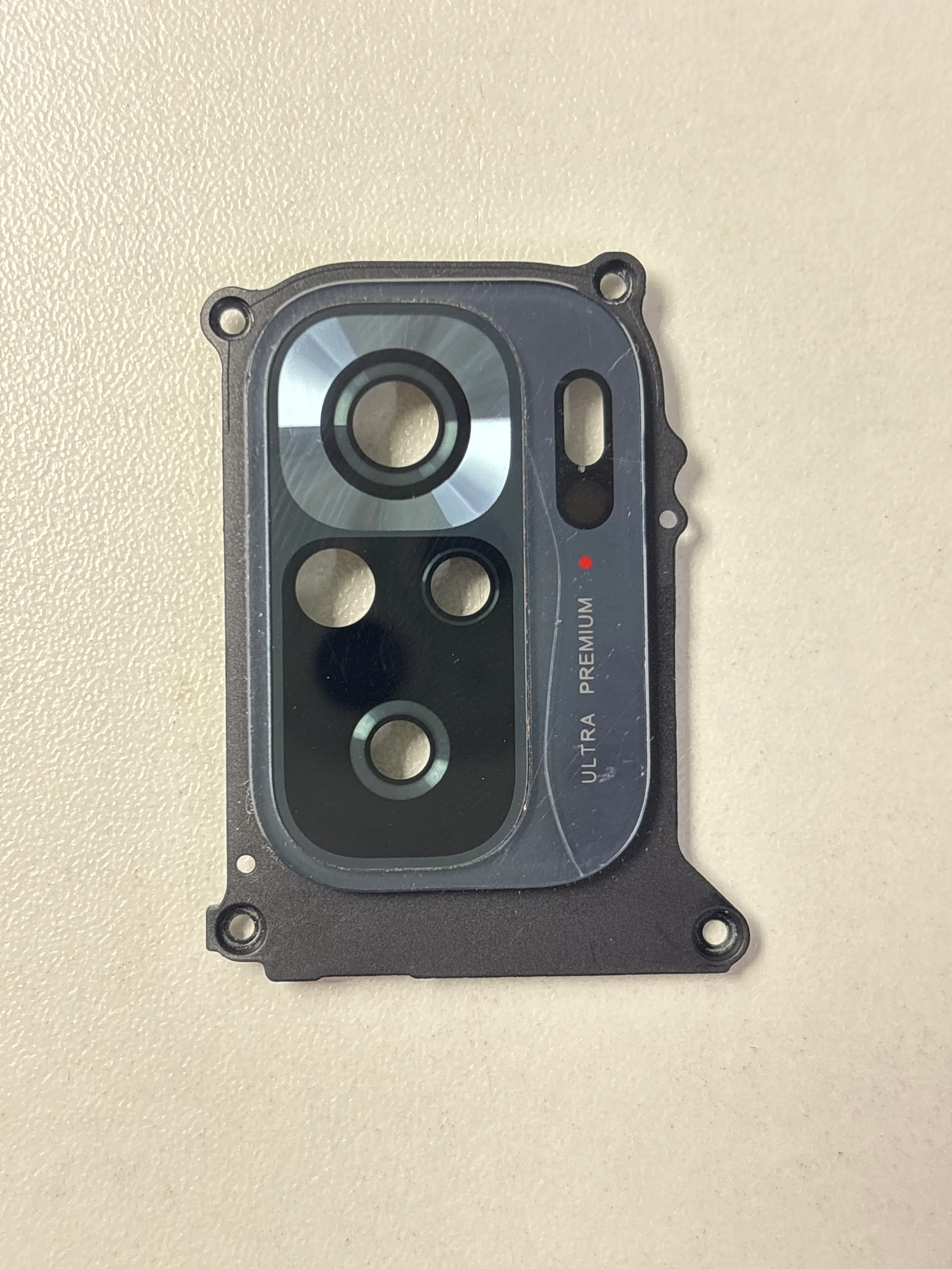 Lente Camera Preta Xiaomi Poco M5S Original Retirada
